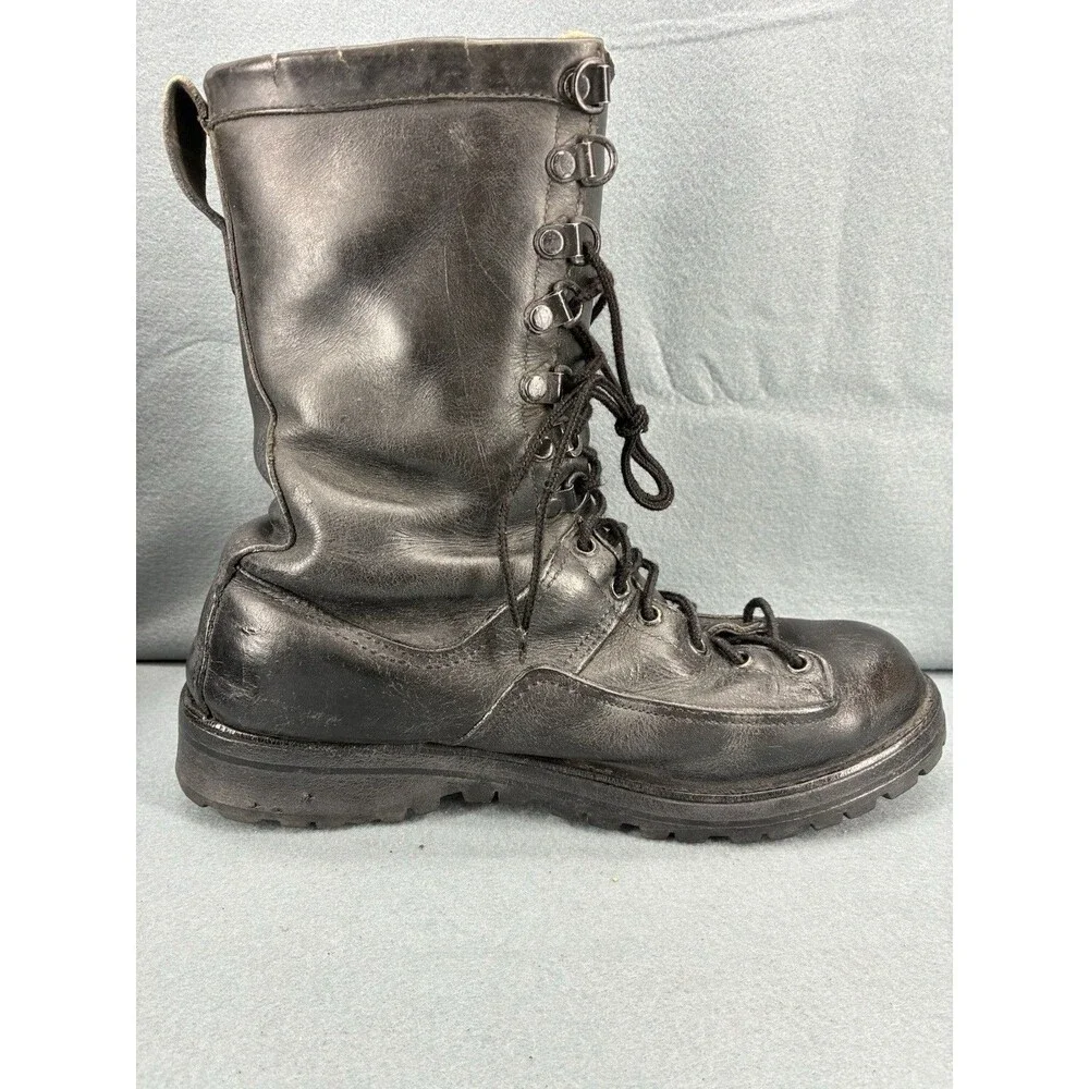Vintage Danner 6911 Men’s Size 9 Black Leather Lace Up Work Combat Boots